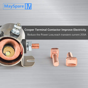 MaySpare high-temp coil winding close-up showing 180°C copper wire for thermal reliability