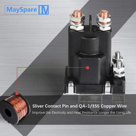 MaySpare relay mounted in a vehicle compartment showing tidy installation benefit