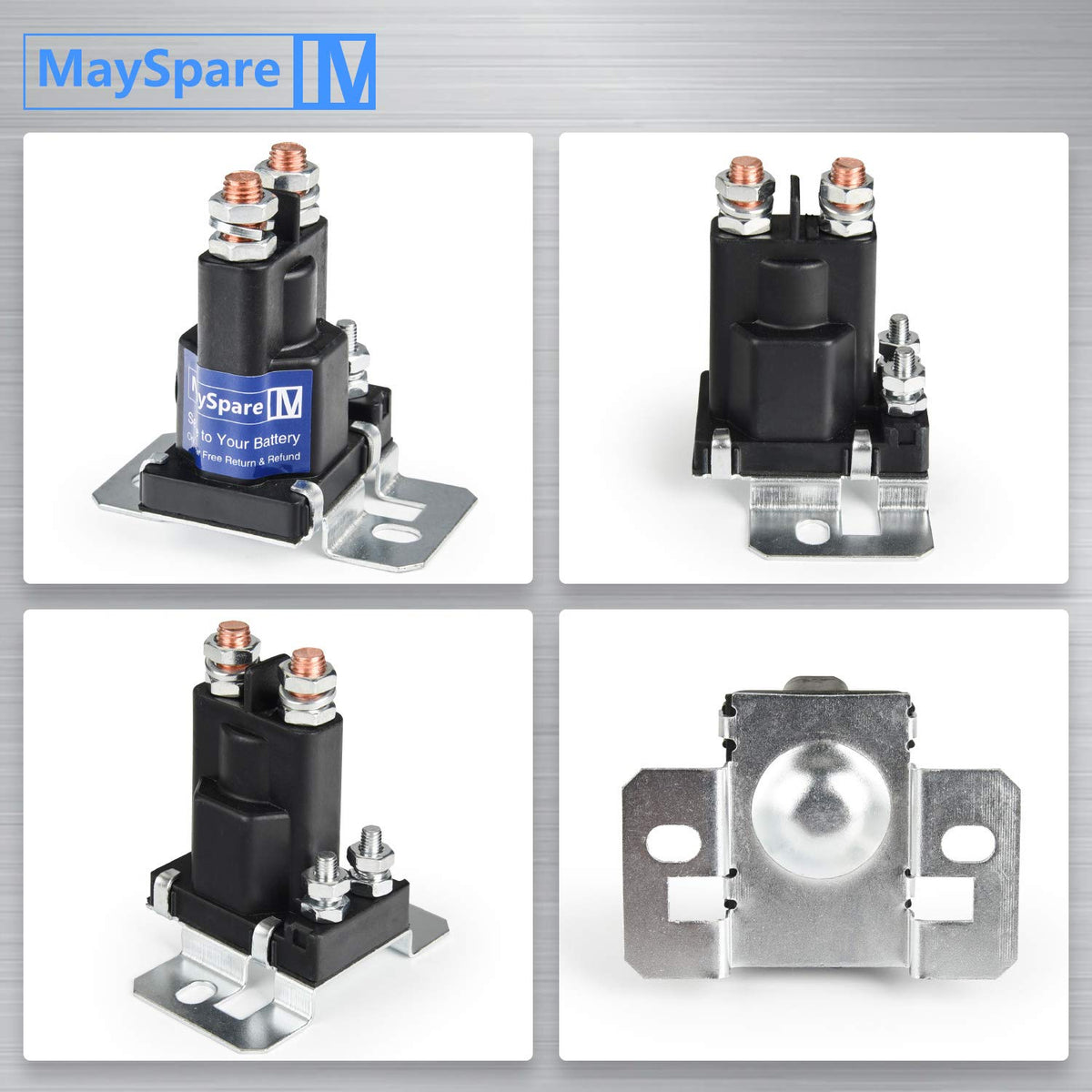 MaySpare red insulated terminal caps detail showing safety and corrosion protection benefit