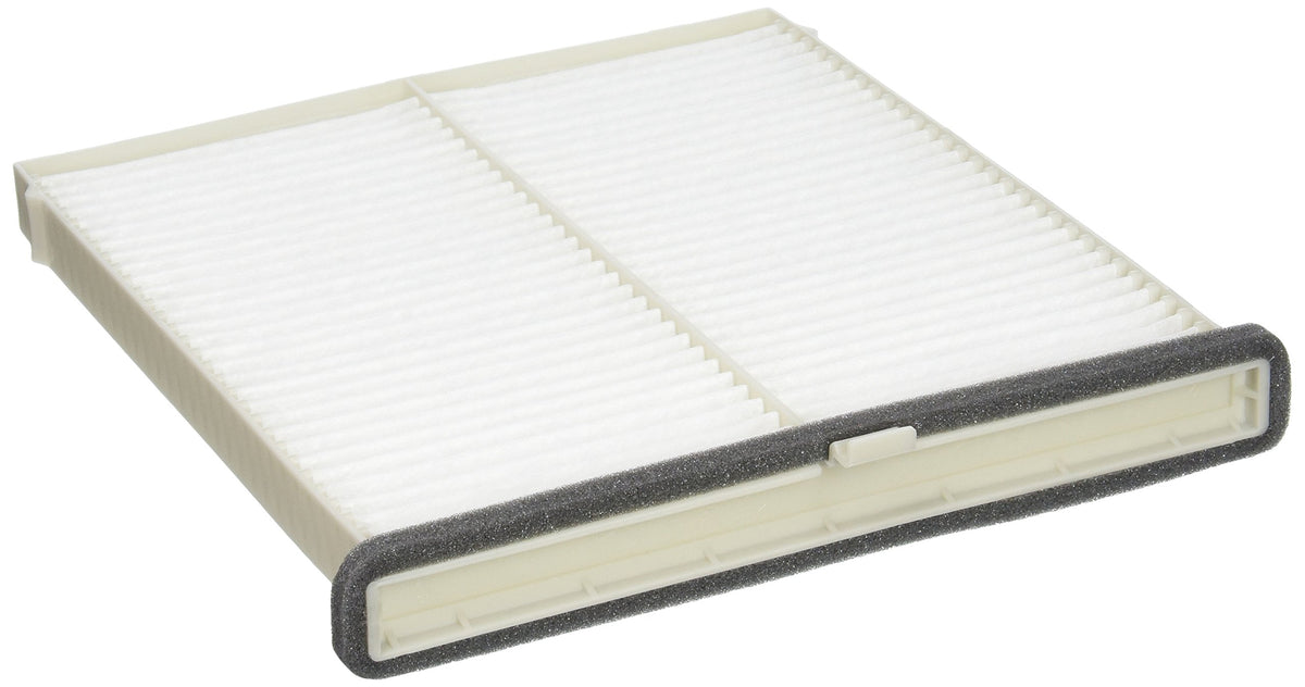 Mazda cabin filter front packaging showing OEM label and part number KD45-61-J6X for correct fit
