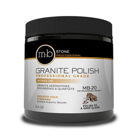 MB Stone Care polished kitchen countertop in lifestyle setting, attractive finish