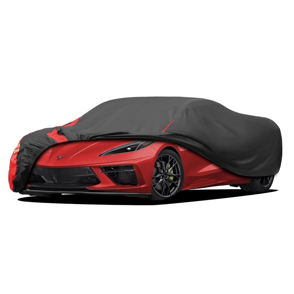 MBLCOOVERS front view showing full coverage and paint protection