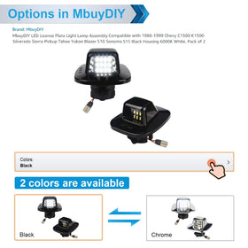 MbuyDIY close-up of 12 SMD LEDs highlighting higher brightness and clarity