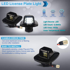 MbuyDIY installed on vehicle showing improved license plate illumination