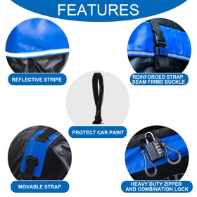MCBD folded storage bag and accessories compact for tidy off-season storage