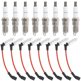 MCCKLE front packaging showing the 16-piece spark plug and wire kit and clear labeling for compatibility