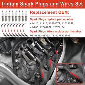 MCCKLE iridium spark plug close-up highlighting durable center electrode for longer service life
