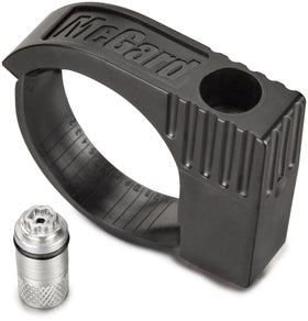 McGard 76029 front assembly close-up showing durable stainless steel construction and secure fit