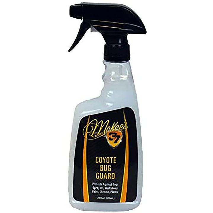 McKee's 37 bottle front label showing clear paint protection benefit