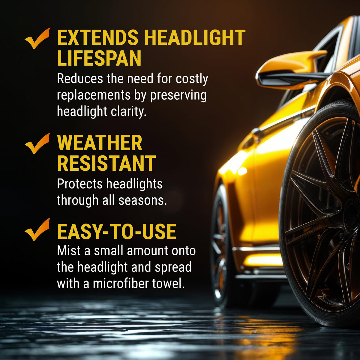 McKee's 37 before and after headlight clarity improvement