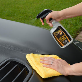 McKee's 37 before and after door panel restoring matte appearance