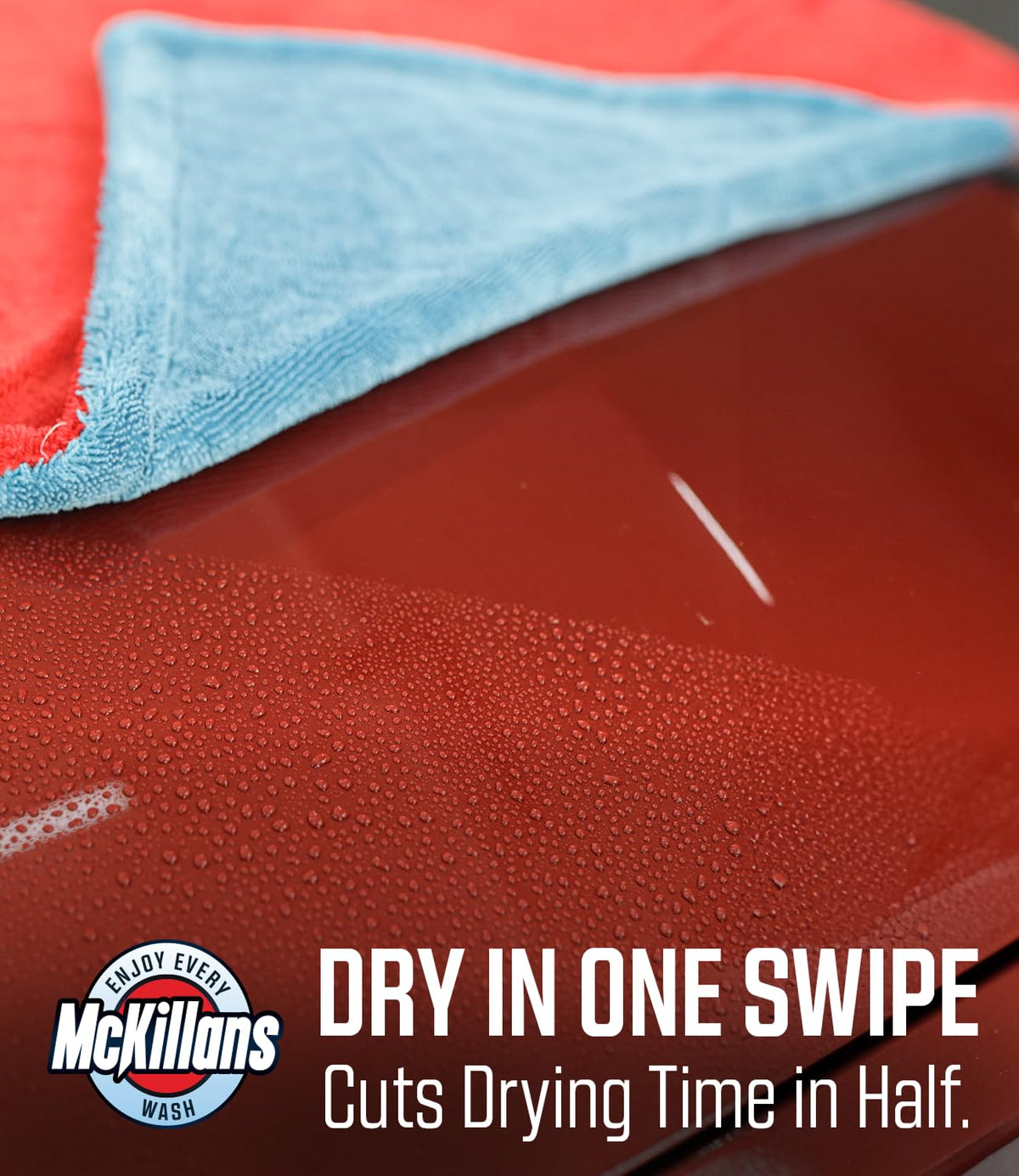 McKillans close-up twisted-loop microfiber texture highlighting high absorbency