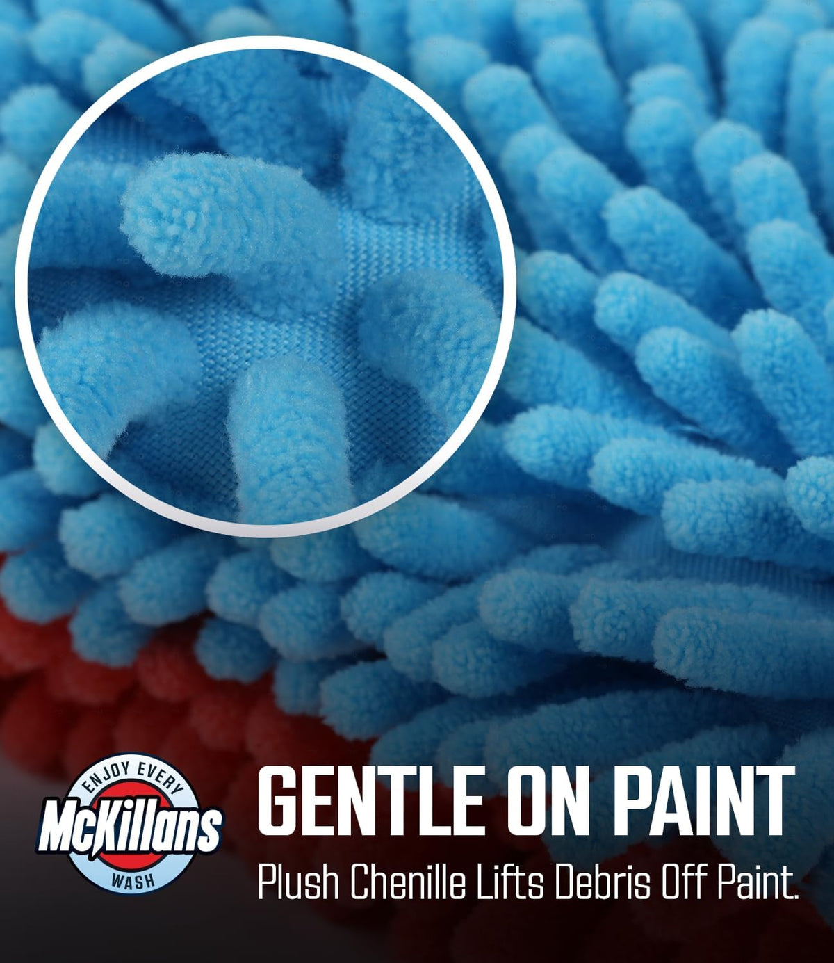 McKillans pad held with soap suds demonstrating strong sud retention