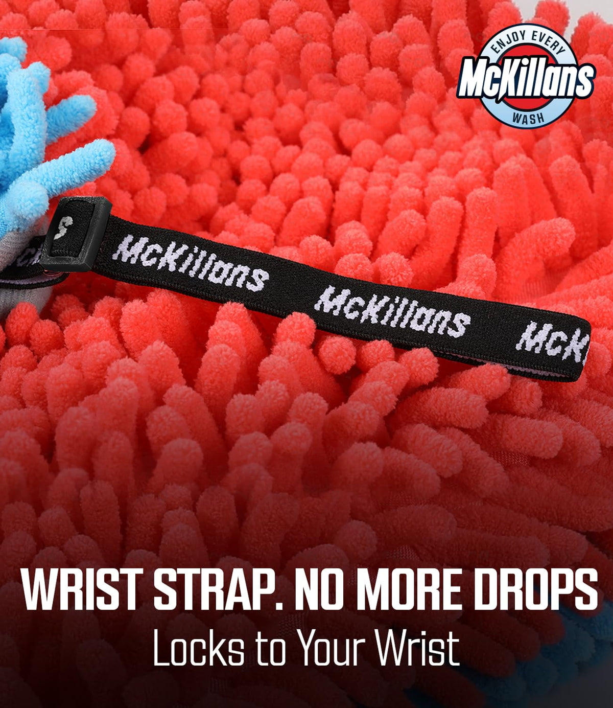 McKillans pad beside ruler showing 10x10 size for faster coverage