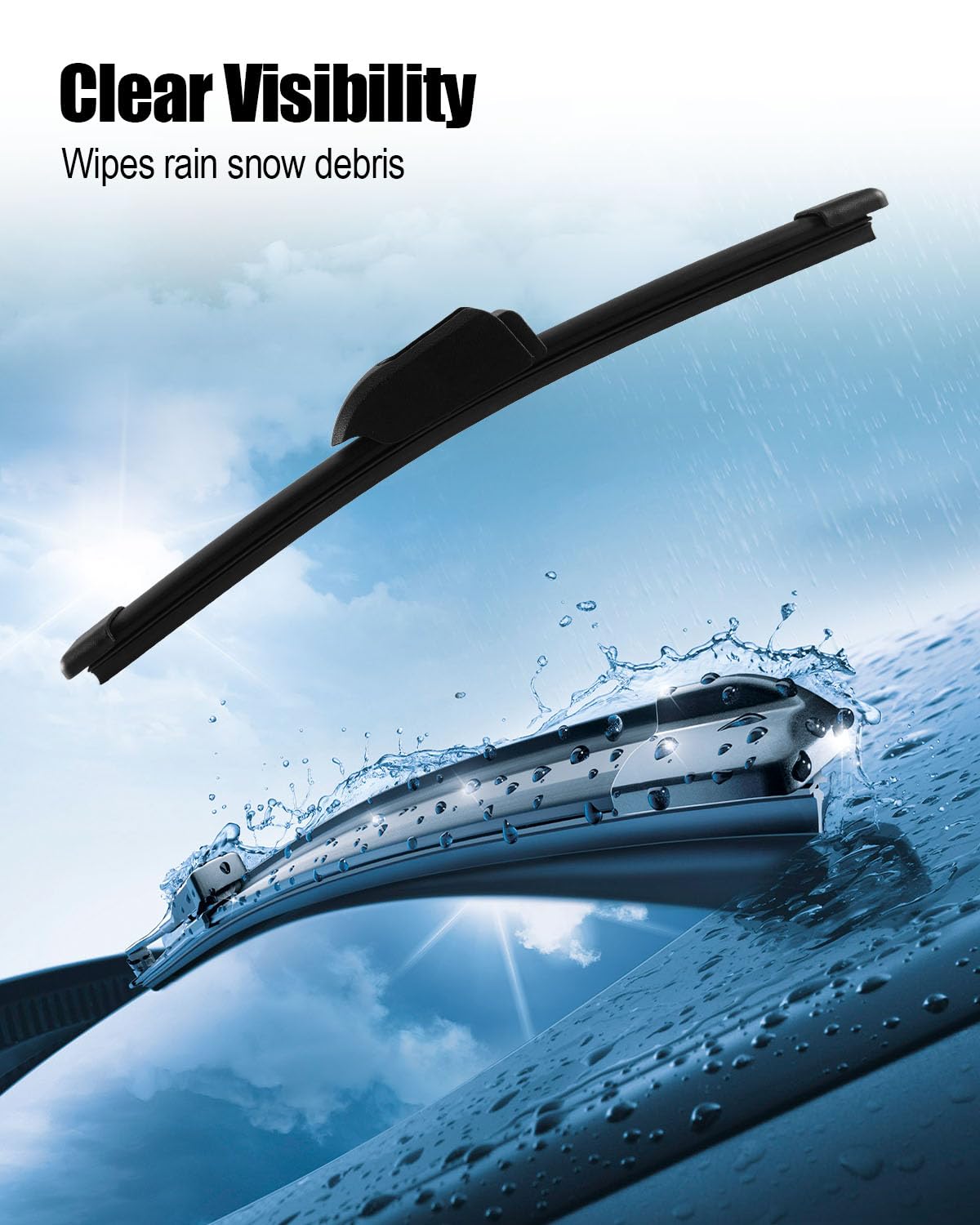 MCLXYK blade rubber edge close-up for streak-free rear visibility