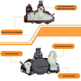McrGinly valve installed underhood demonstrating direct OEM fit