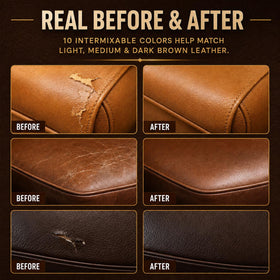 MCTRHG applying repair compound to sofa armrest benefit conceals damage