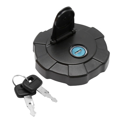 MDEOOSKY fuel cap front view showing secure seal and durable finish