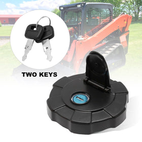 MDEOOSKY fuel cap next to ruler showing scale for correct sizing