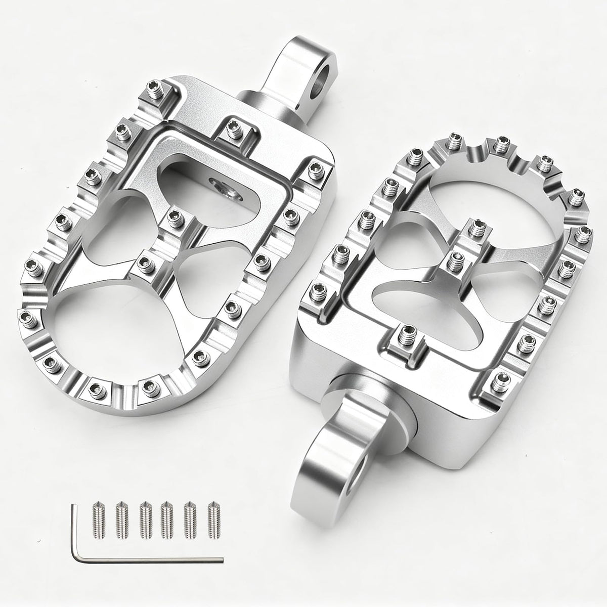 MDPROMCP front view foot peg showing sleek profile and strong support