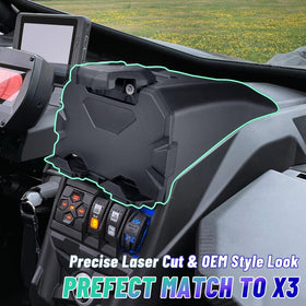 MDPROMCP side profile showing snug dash fit and stable mounting