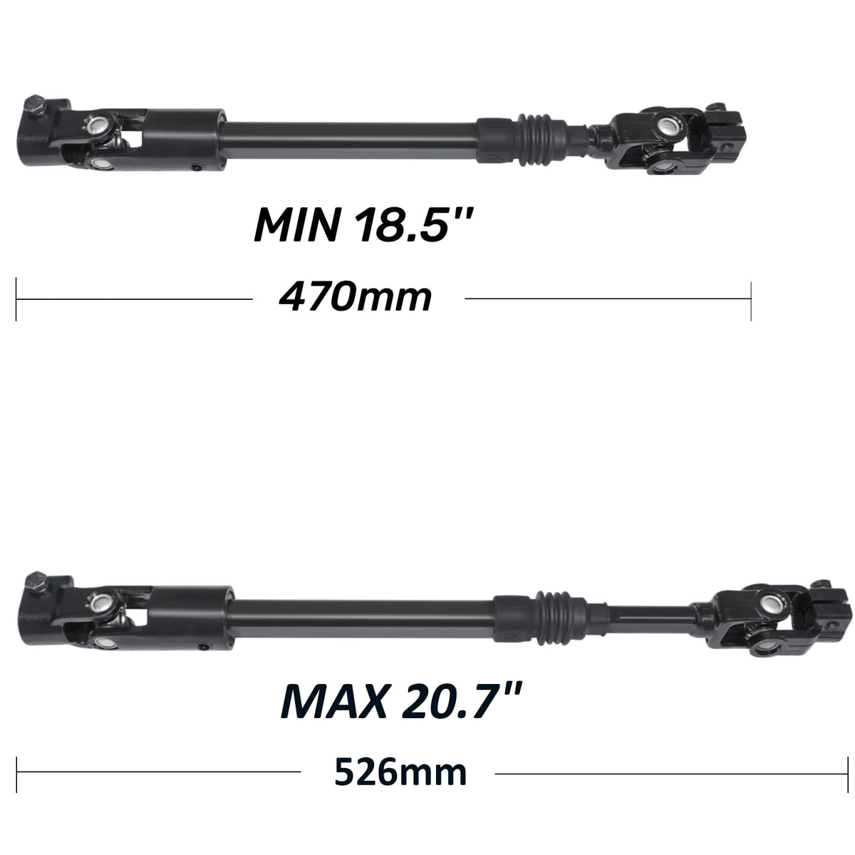 MDRIVEASY close-up of U-joint highlighting precision for smoother steering