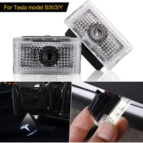 Meagkka four-piece layout displaying all door lights in one kit for full-vehicle coverage