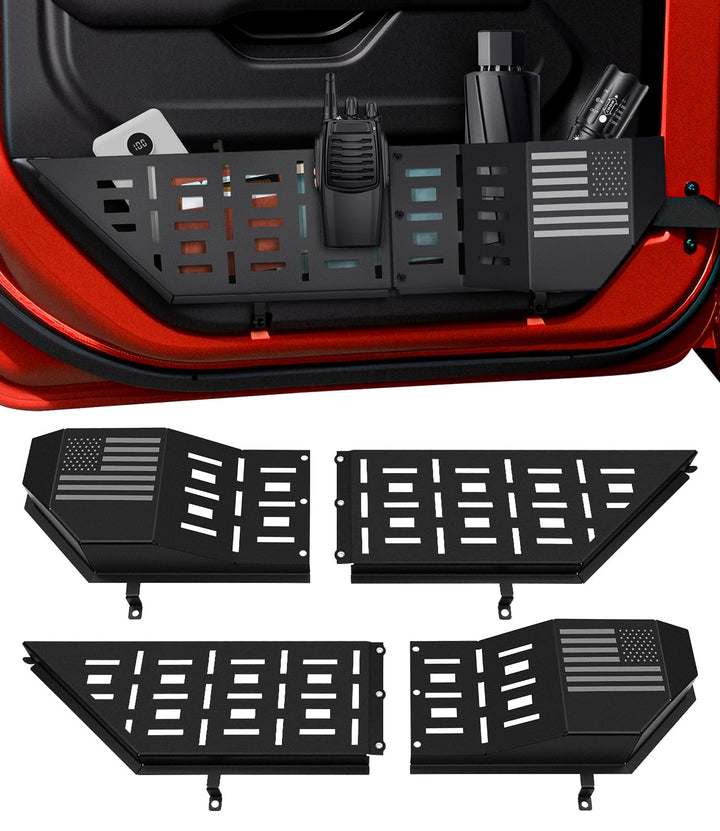 MEALAM front door pocket front view showing durable organizer and improved storage