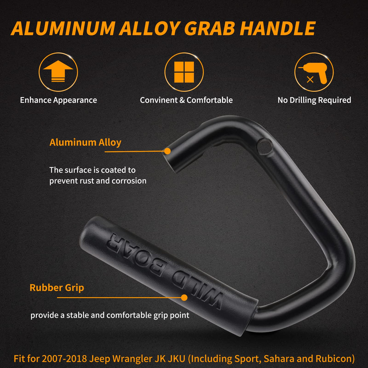 MEALAM close-up of rubber grip texture, enhances non-slip comfort