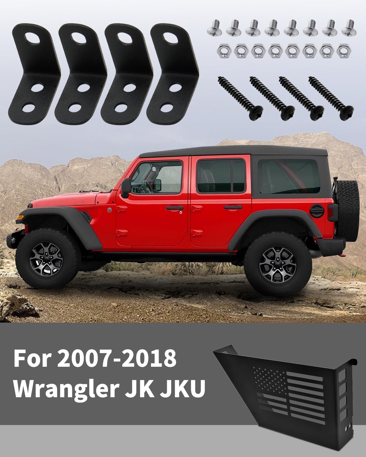 MEALAM door box in Jeep interior on road enhancing cabin organization