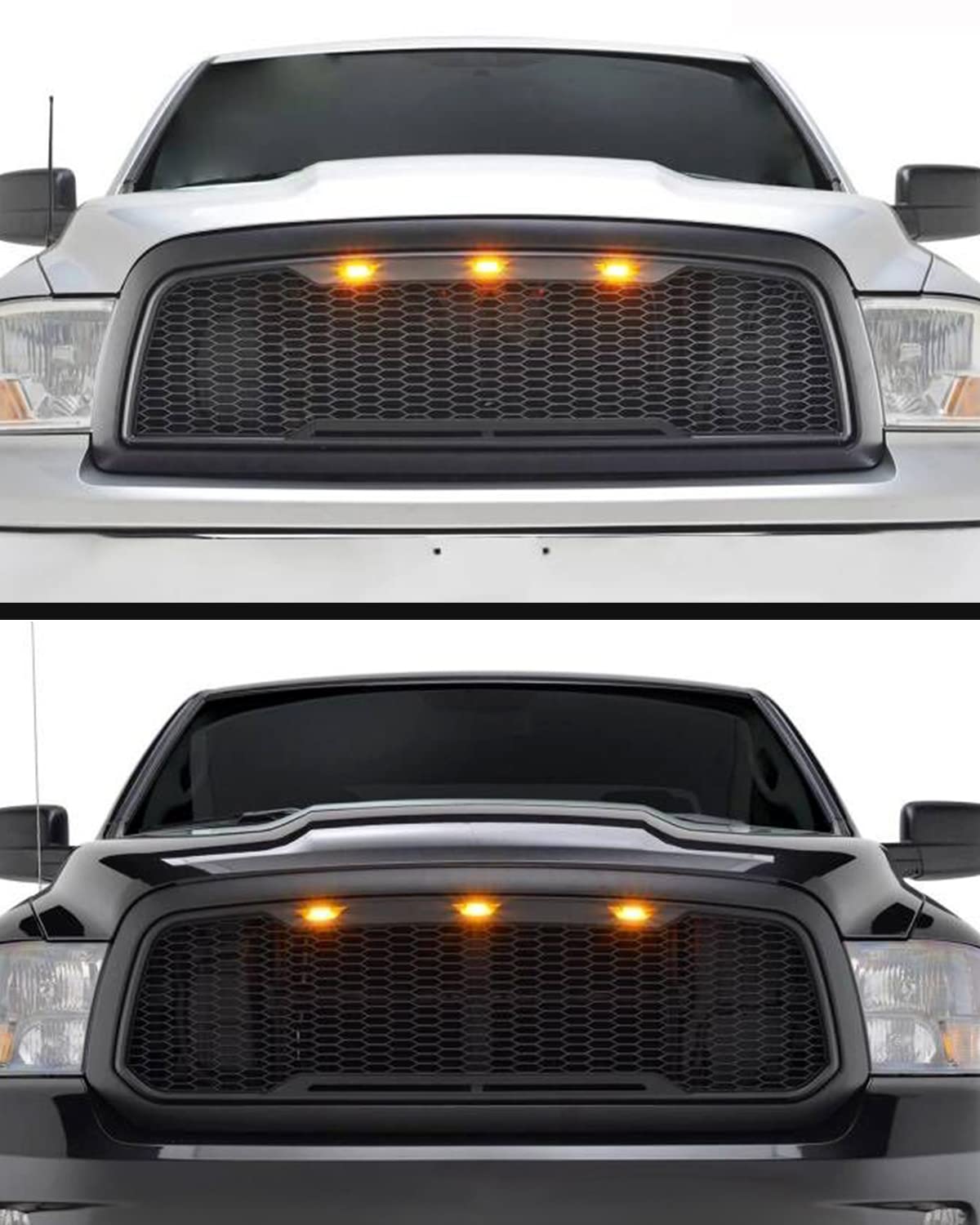 MEALAM lifestyle night drive showing amber lights improving frontal visibility
