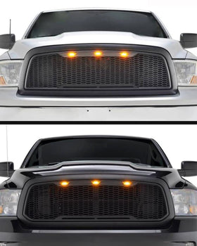 MEALAM lifestyle night drive showing amber lights improving frontal visibility