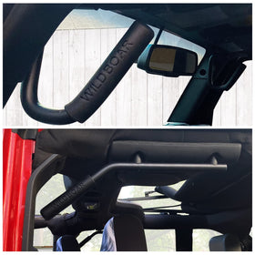 MEALAM rear handle on Jeep Wrangler side, improves passenger grip