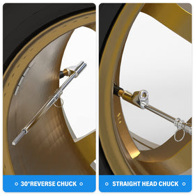 MEANLIN MEASURE in use on truck tire demonstrating fleet-ready convenience
