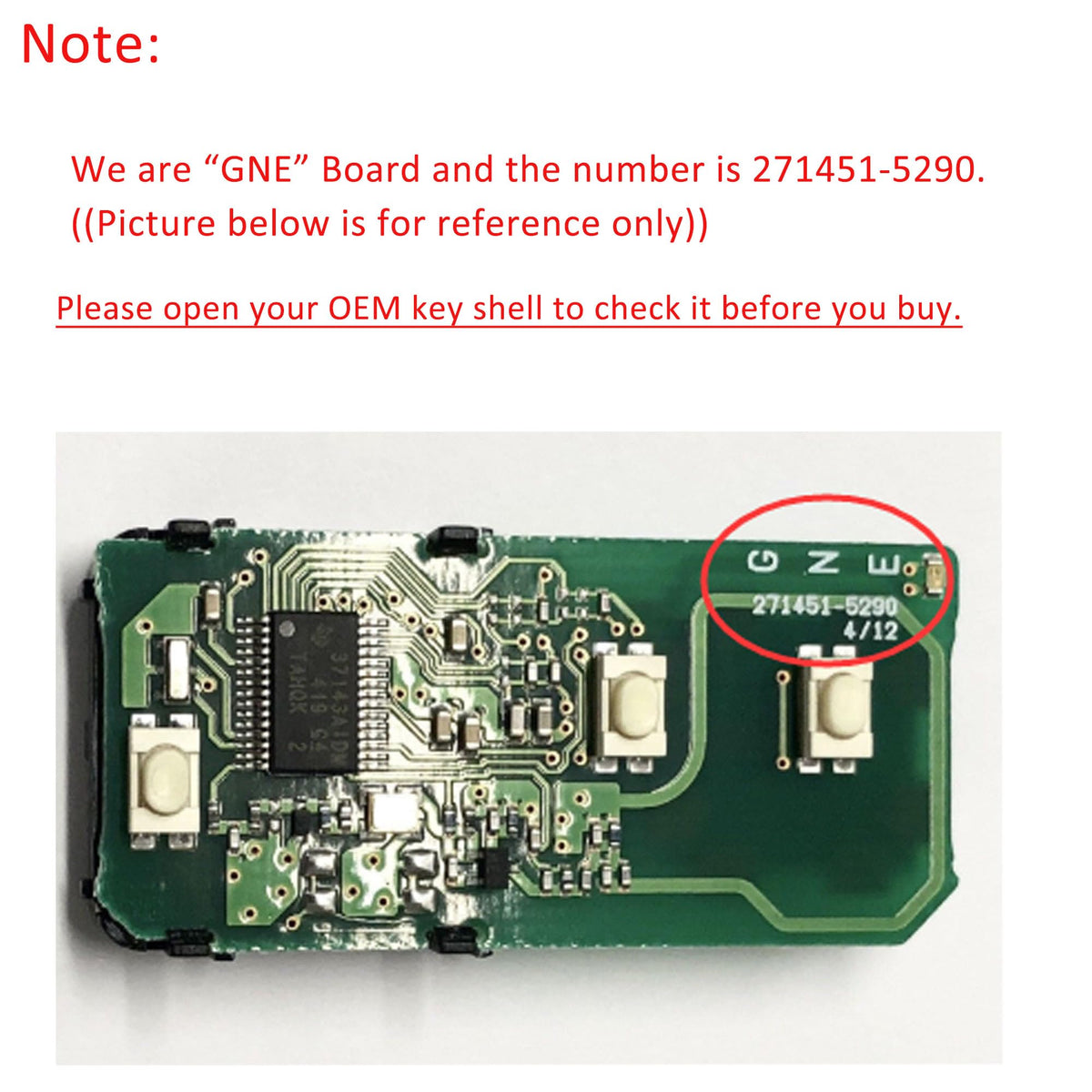 MechanMagic back label displaying part numbers and frequency for accurate compatibility