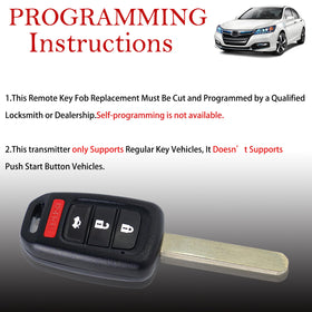 MechanMagic four-button remote face and FCC label highlighting model compatibility and clarity