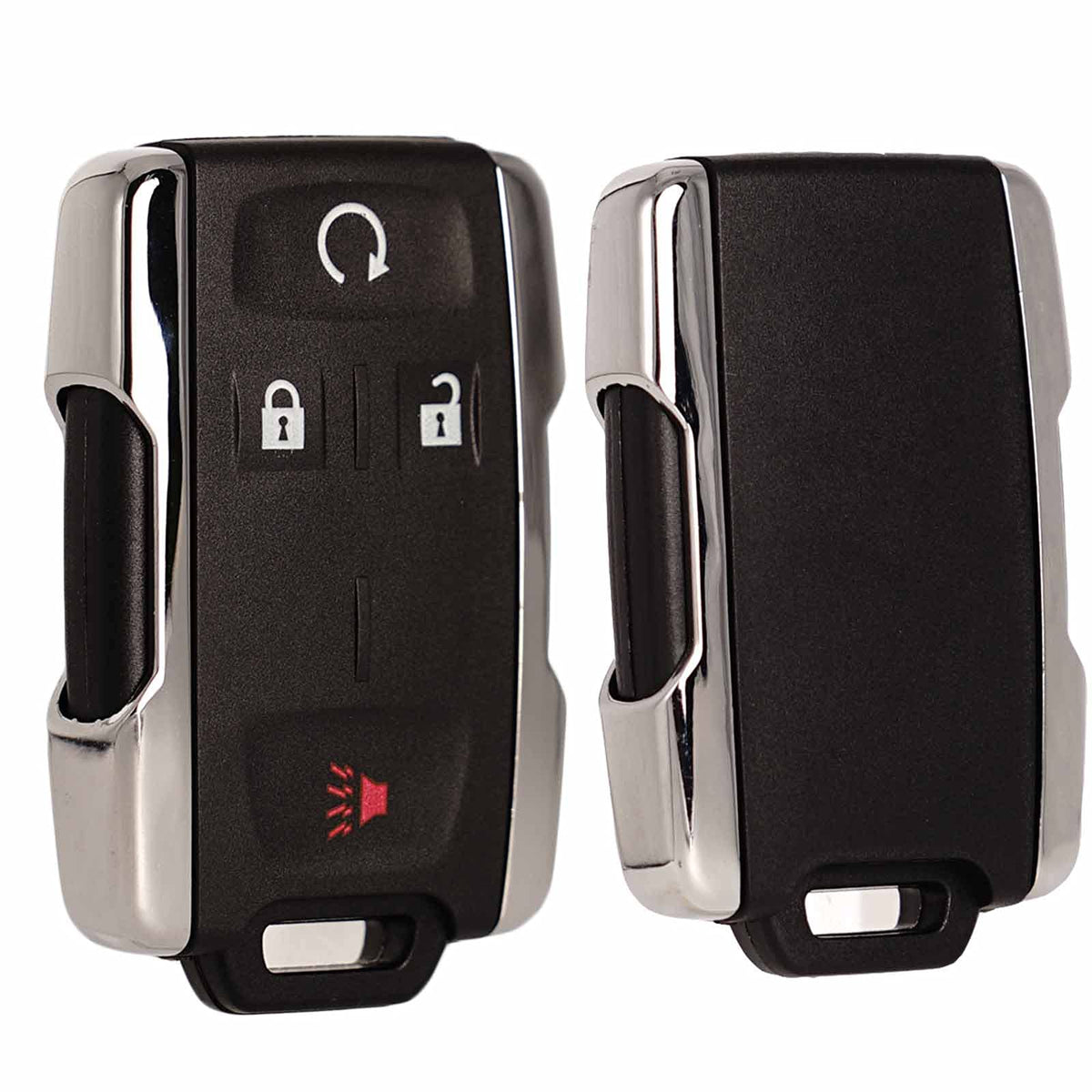 MechanMagic key fob next to truck door handle showing compatibility and use benefit
