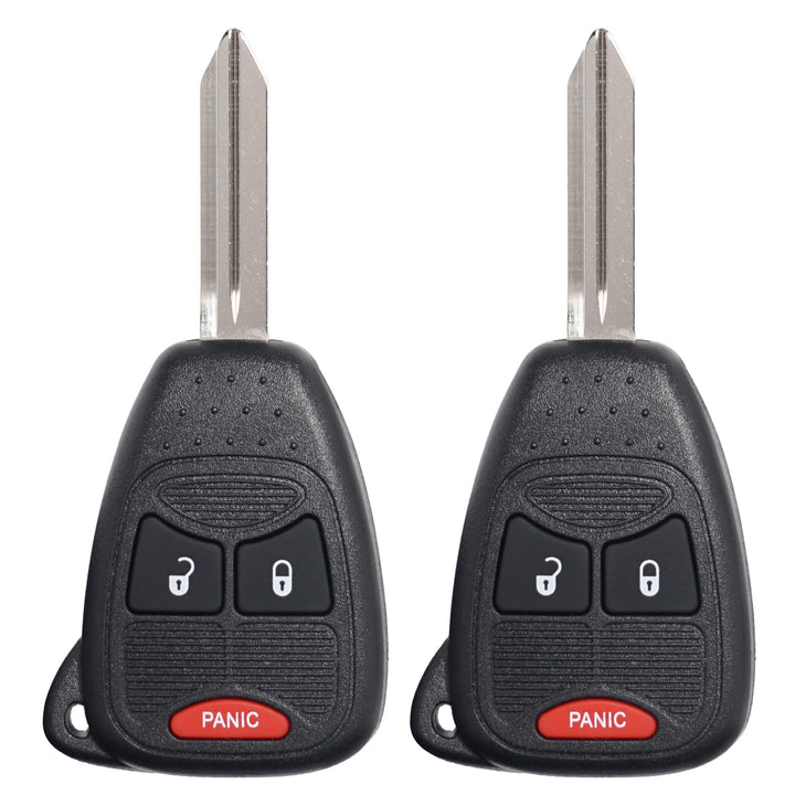 MechanMagic front-facing remote pair showing buttons and ready-to-program benefit
