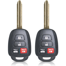 MechanMagic two-pack front view showing remote design and OEM-style layout for easy replacement