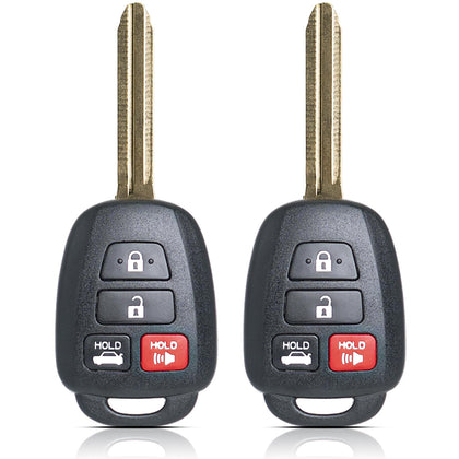 MechanMagic two-pack front view showing remote design and OEM-style layout for easy replacement