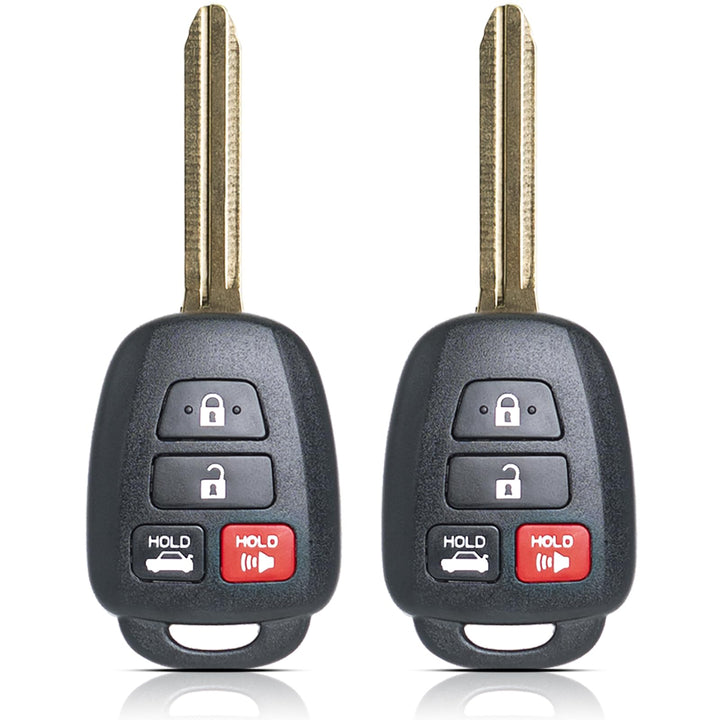 MechanMagic two-pack front view showing remote design and OEM-style layout for easy replacement