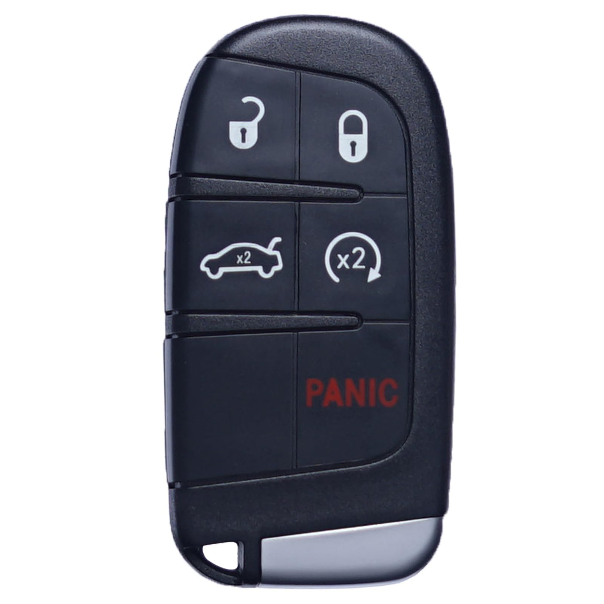 MechanMagic front profile fob showing button layout and easy replacement benefit