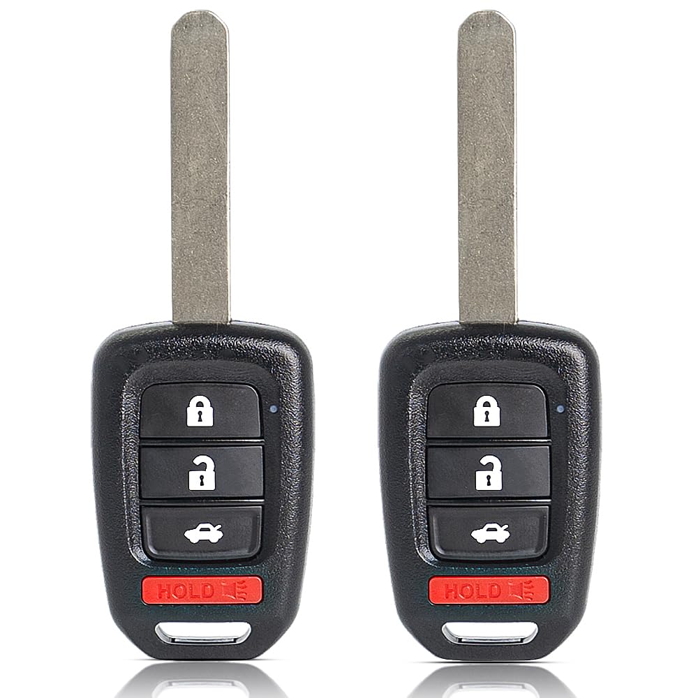 MechanMagic front view of two fobs showing buttons and fit for easy replacement