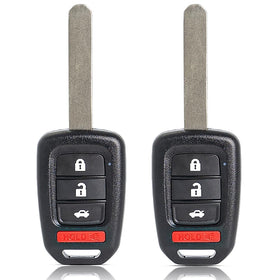 MechanMagic front view of two fobs showing buttons and fit for easy replacement