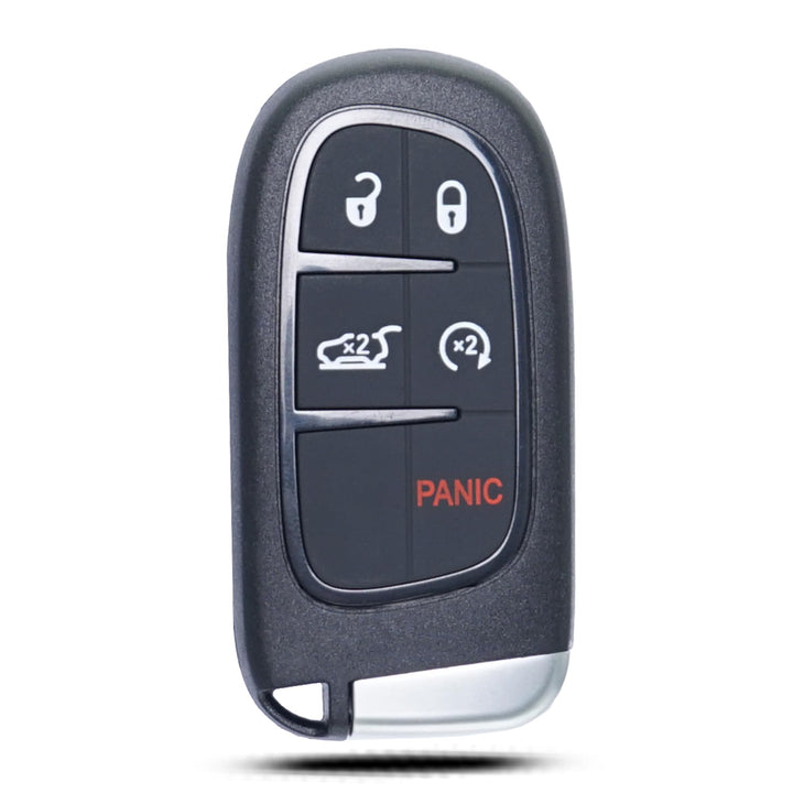 MechanMagic front view of Jeep Cherokee smart key fob showing full benefits