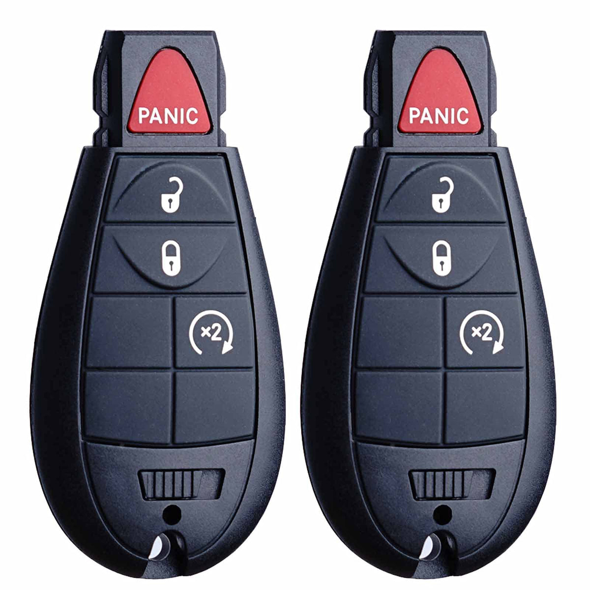 MechanMagic front view key fob showing buttons and brand, quick recognition benefit