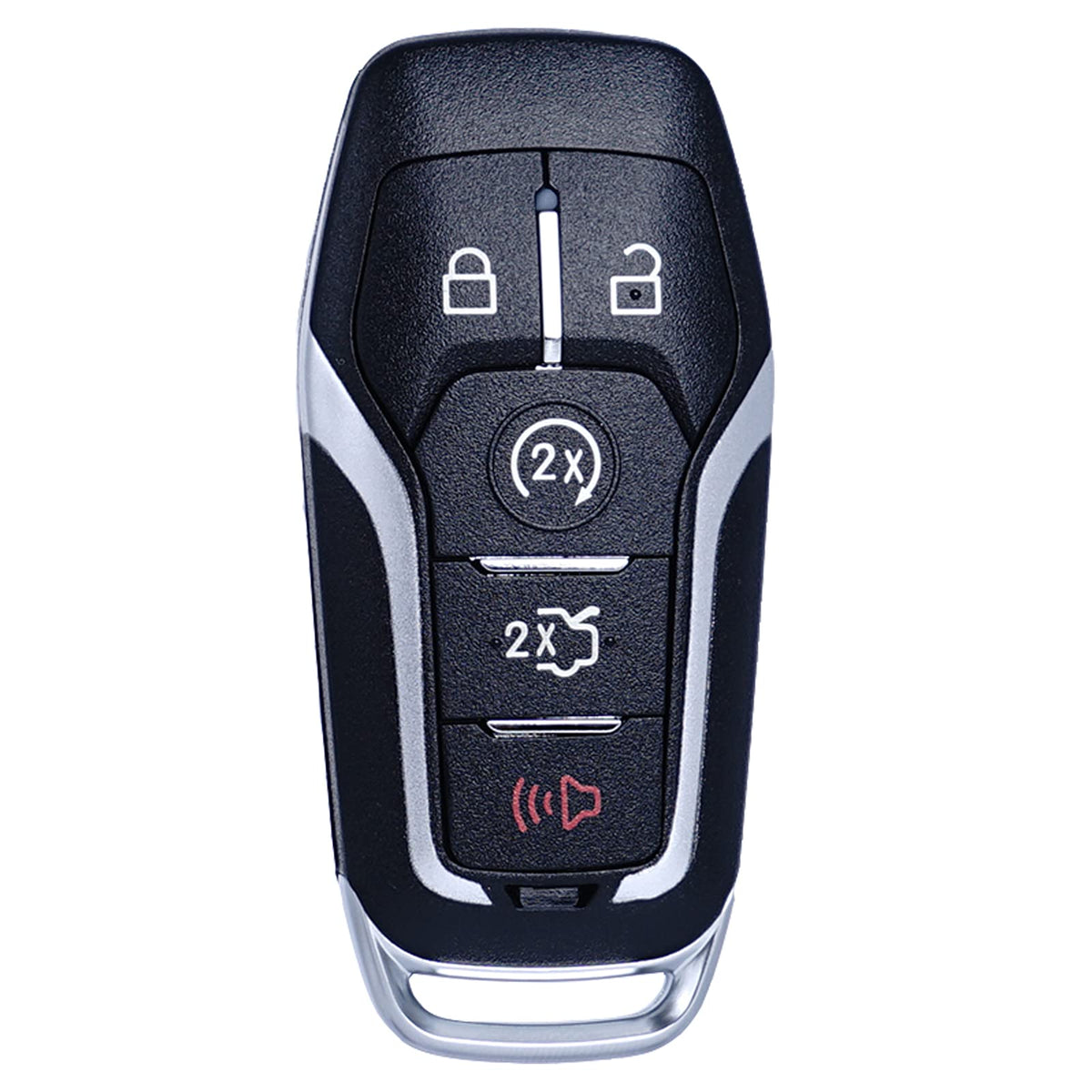 MechanMagic front view key fob showing buttons and easy replacement benefit
