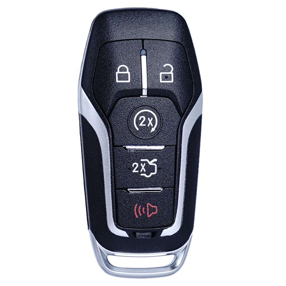 MechanMagic front view key fob showing buttons and easy replacement benefit
