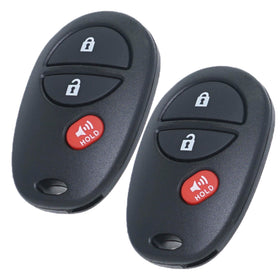 MechanMagic front view of two key fobs showing buttons and brand, easy replacement