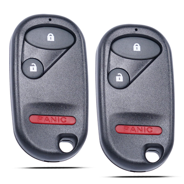 MechanMagic front view of two remotes showing three buttons and ready condition